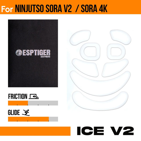 Esptiger ice v2 mouse skates for ninjutso