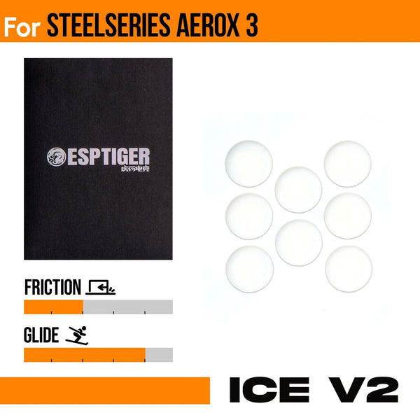 Esptiger ice v2 mouse skates for steelseries