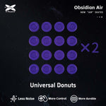Load image into Gallery viewer, X-Raypad Obsidian Air Mouse Skates - Universal Donuts