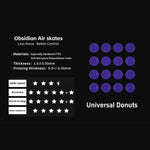 Load image into Gallery viewer, X-Raypad Obsidian Air Mouse Skates - Universal Donuts