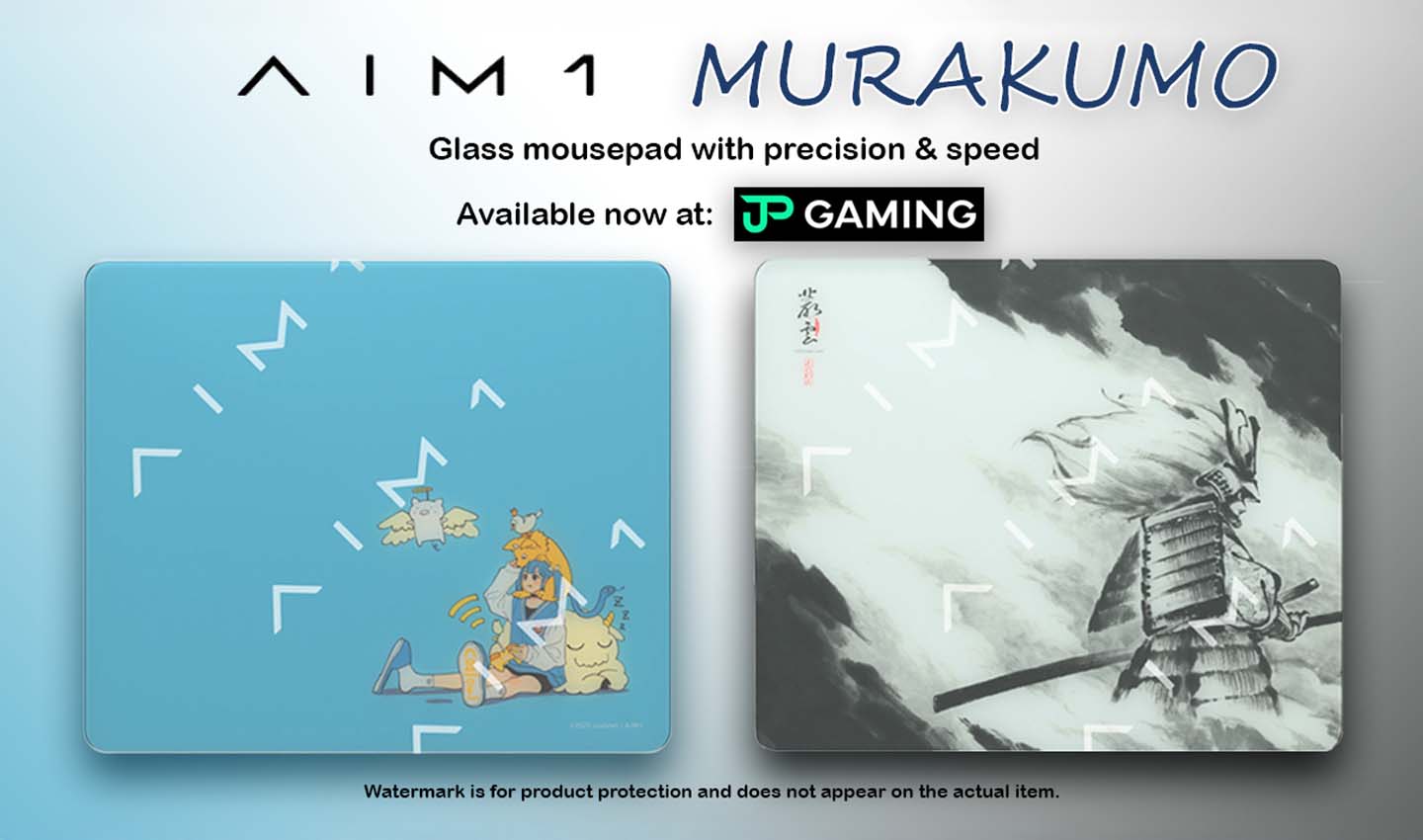 Murakumo by aim1: the premium glass gaming mousepad built for speed & precision