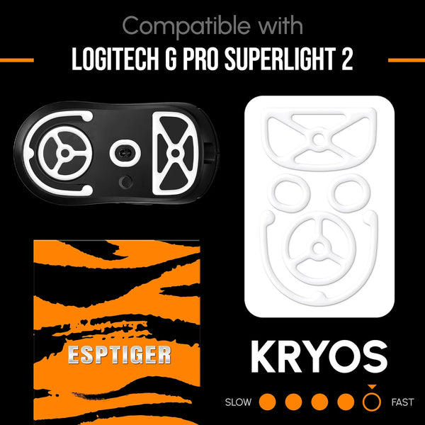 Esptiger kryos mouse skates   for logitech