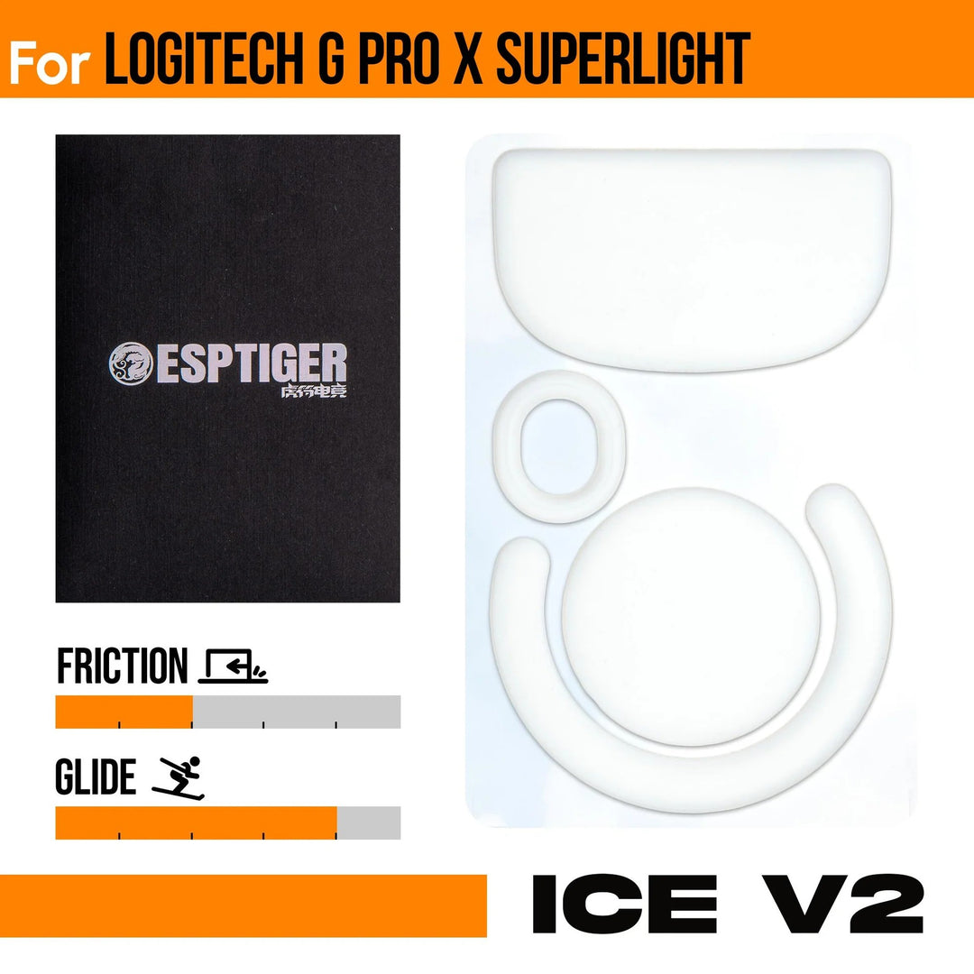 ESPTiger ICE V2 Mouse Skates - For Logitech