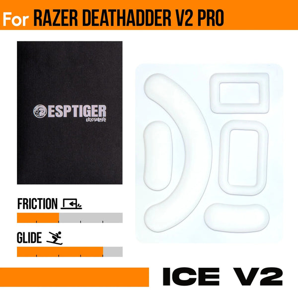 Esptiger ice v2 mouse skates   for razer