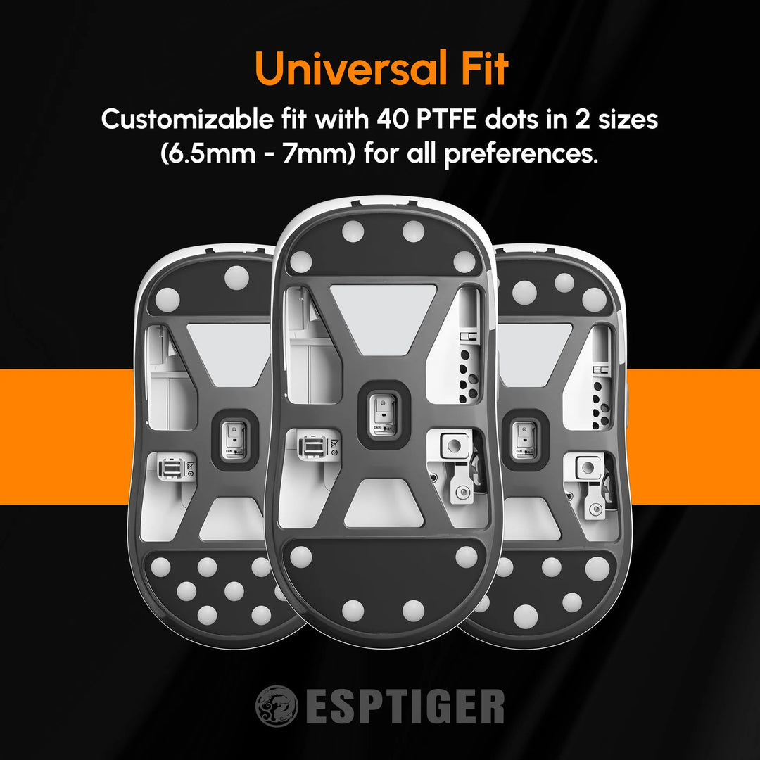 ESPTiger ICE V2 Mouse Skates - Universal DIY Dots