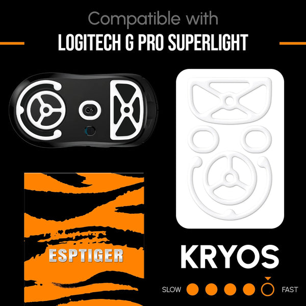 Esptiger kryos mouse skates   for logitech