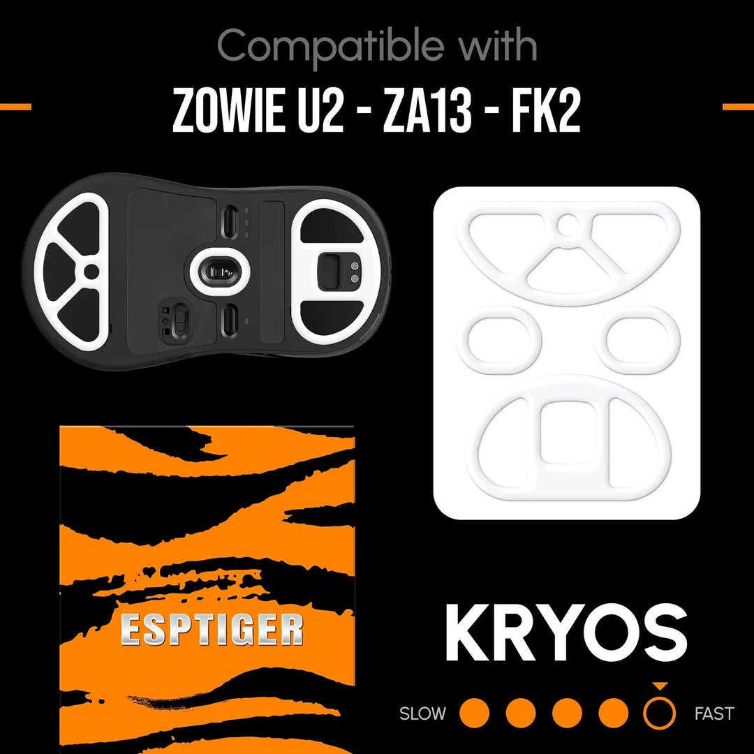 ESPTiger Kryos Mouse Skates - For ZOWIE