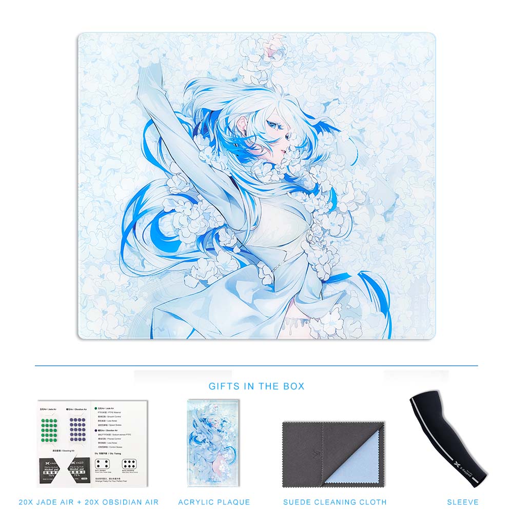 X-Raypad NOD Glass Mousepad CR / SP – 490x420mm | JP Gaming
