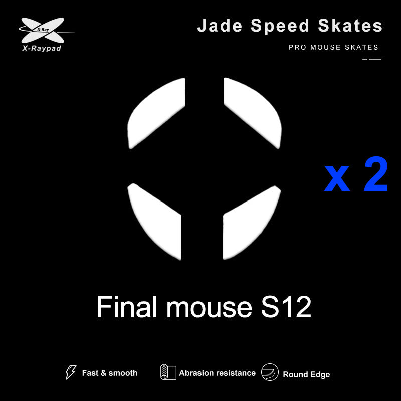 X-Raypad Jade Mouse Skates - For Finalmouse S12/UL2/ULX
