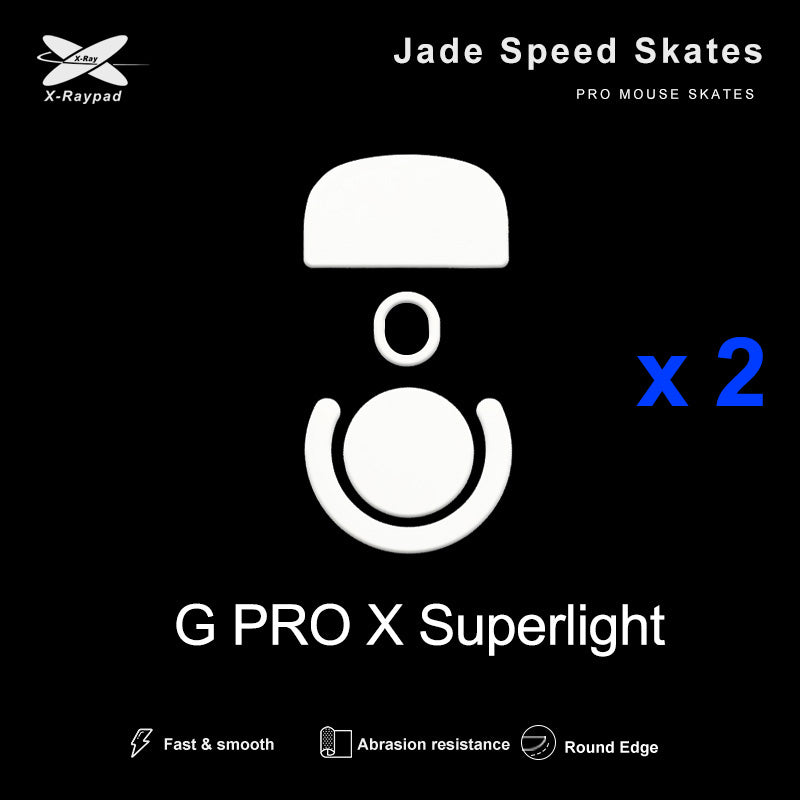 X-Raypad Jade Mouse Skates - For Logitech G Pro X Superlight