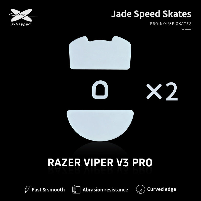 X-Raypad Jade Mouse Skates - For Razer Viper V3 Pro