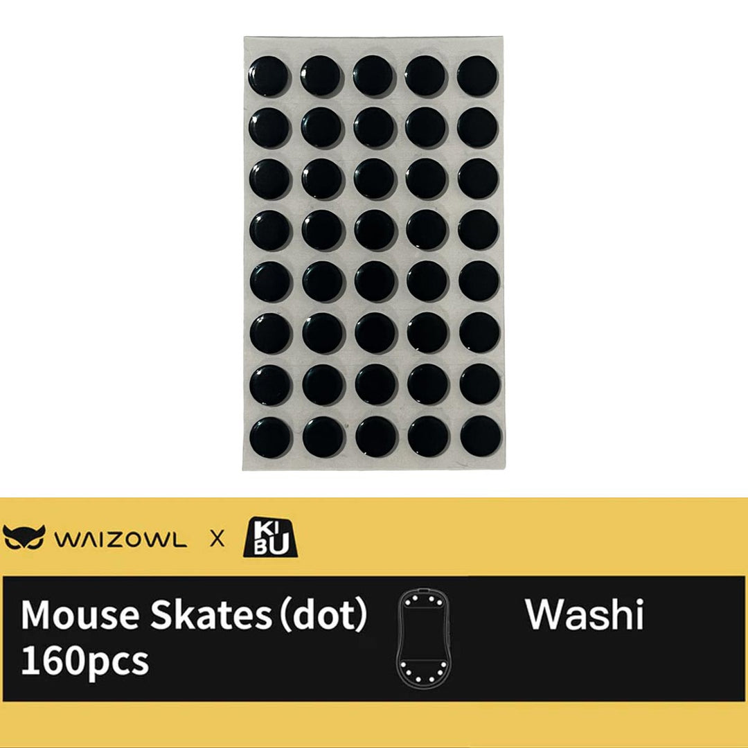 WAIZOWL x KIBU Universal Dots Mouse Skates (160pcs)