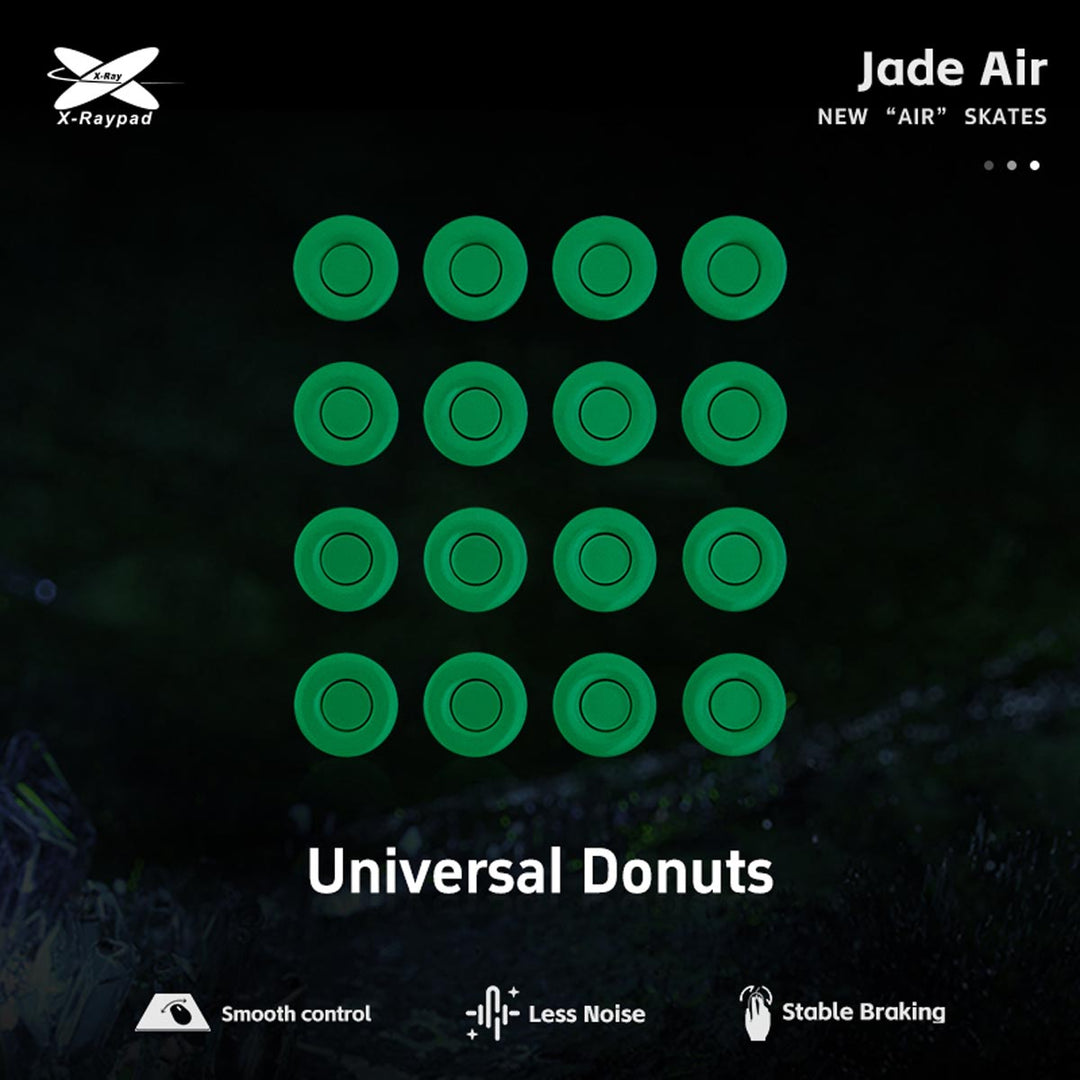 X-Raypad Jade Air Mouse Skates - Universal Donuts