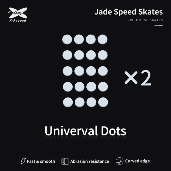 X raypad jade universal dots skates 01