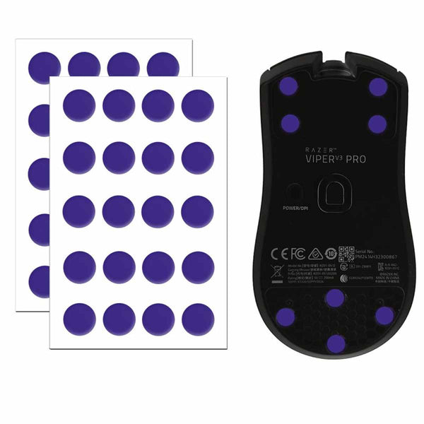 X raypad obsidian air mouse skates   universal dots