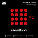 Load image into Gallery viewer, X-Raypad Obsidian Mouse Skates - Universal Donuts
